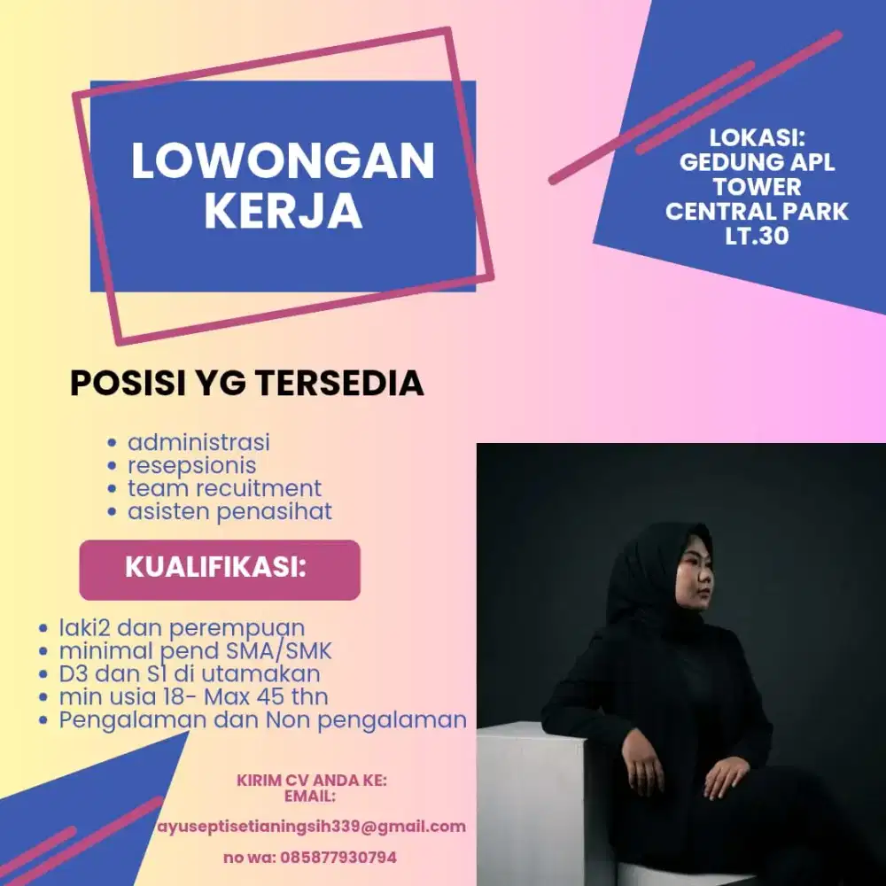 Lowongan pekerjaan terbaru