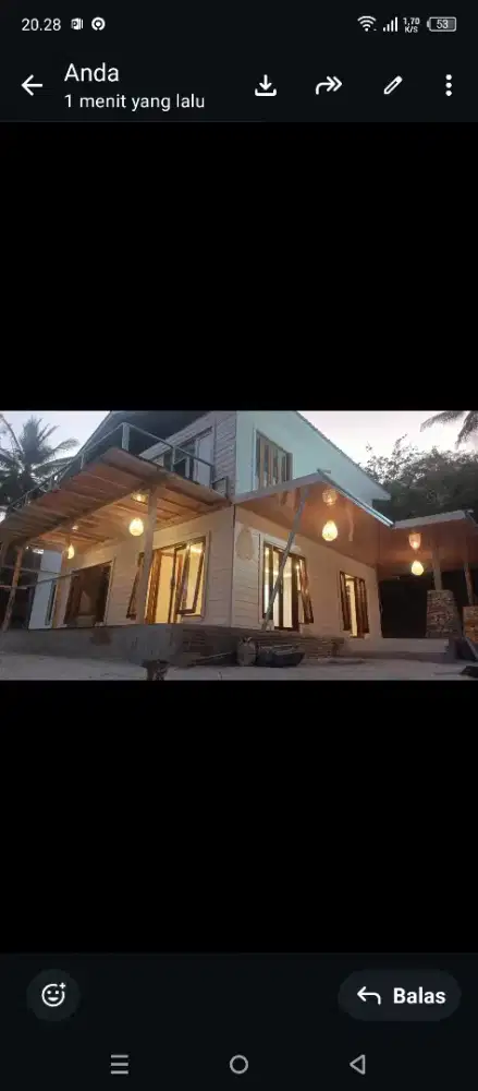 Di jual villa pinggir pantai