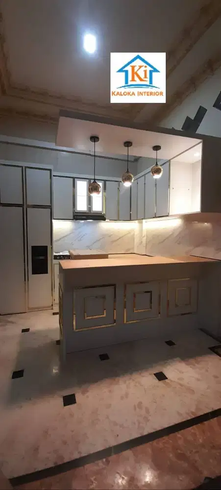 Jasa Bikin Kitchen Set Minimalis Surabaya, Kaloka Interior