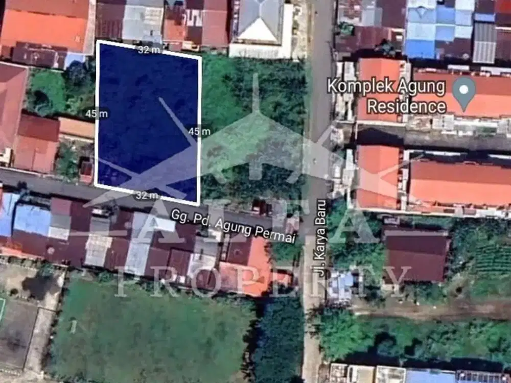 Jual Tanah SHM Dekat Sekolah Cocok Bangun Rumah Kost Kantor