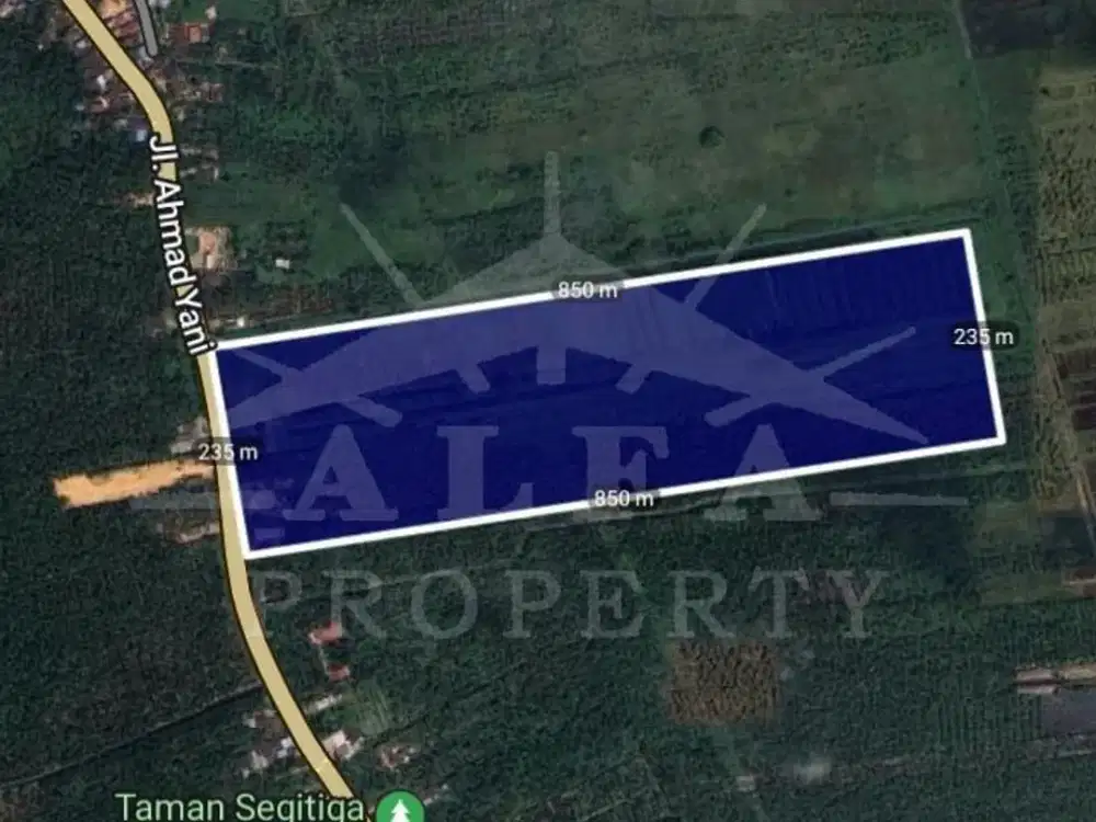 Jual Murah Tanah Sangat Luas SHM Cocok Bangun Gudang, Pabrik