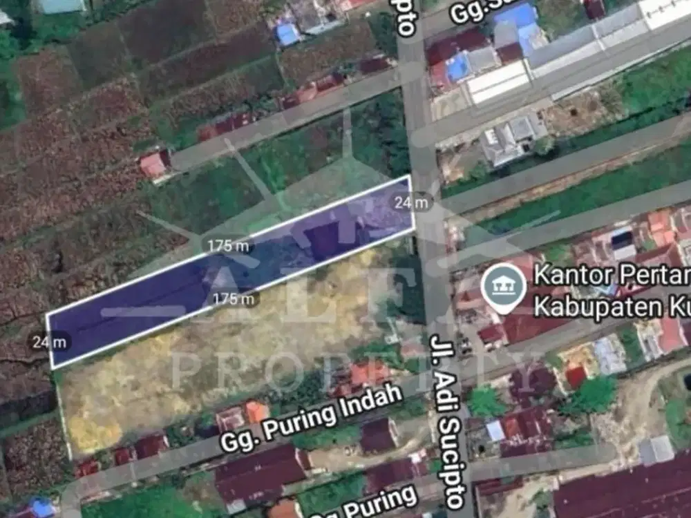 Jual Cepat Murah Tanah SHM Jalan Utama Tengah Kota Pontianak