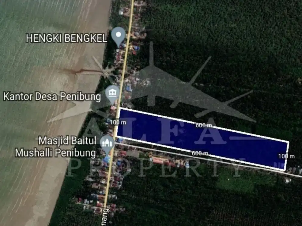 Jual Cepat Tanah SHM 6 Hektare Dekat Pelabuhan Kawasan Premium