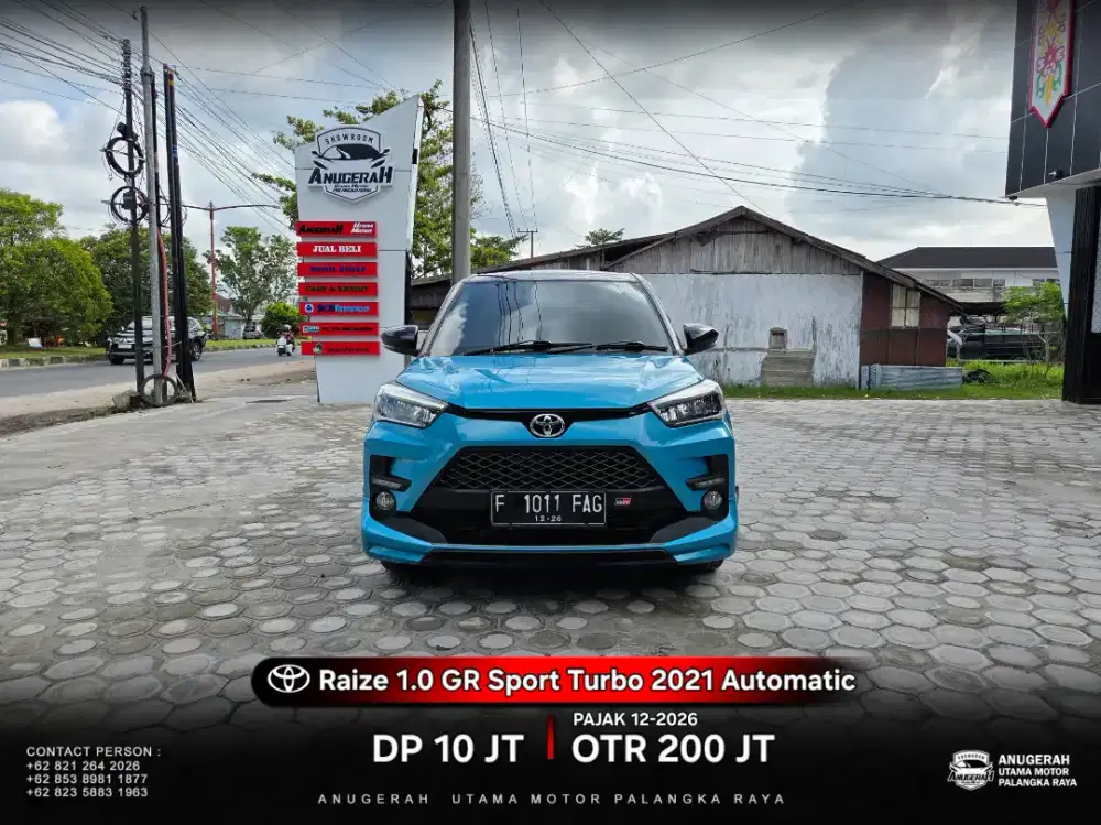 Dp 10jt Toyota Raize 1.0 GR Sport Turbo 2021 Automatic