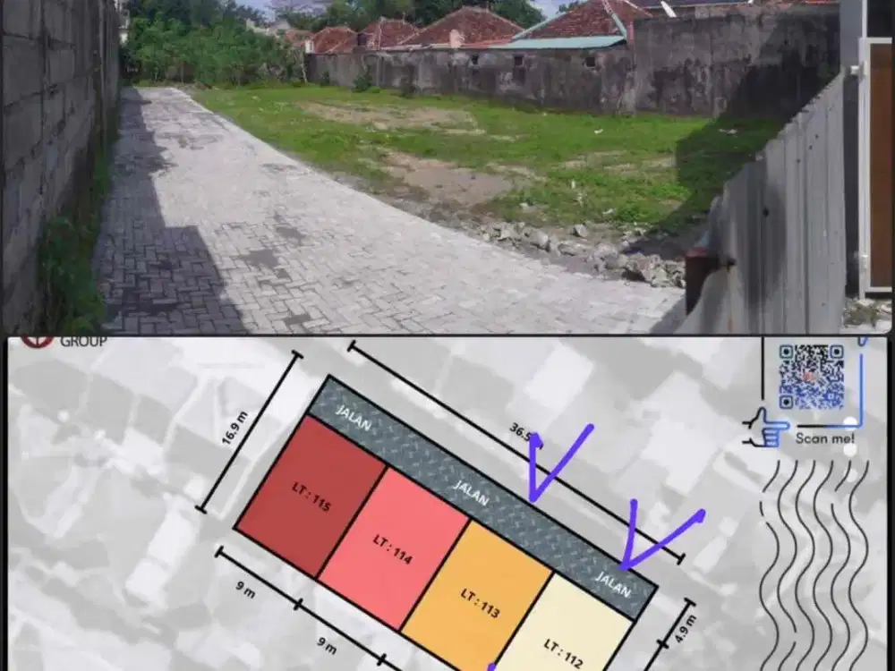 Dijual Tanah Kavling Tinggal 2 unit di Lempongsari