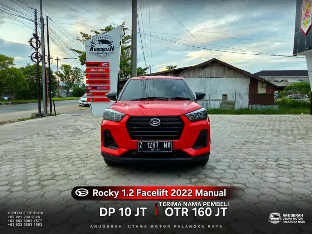 Dp 10jt Rocky 1.2 Facelift 2022 Manual Terima Nama Pembeli