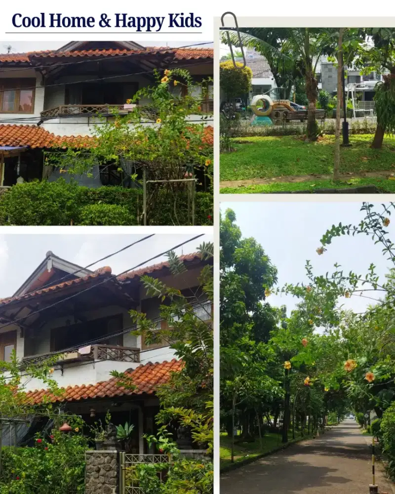 Rumah Cantik Asri Adem Anak Senang Hati Tenang di Bintaro Sektor 2