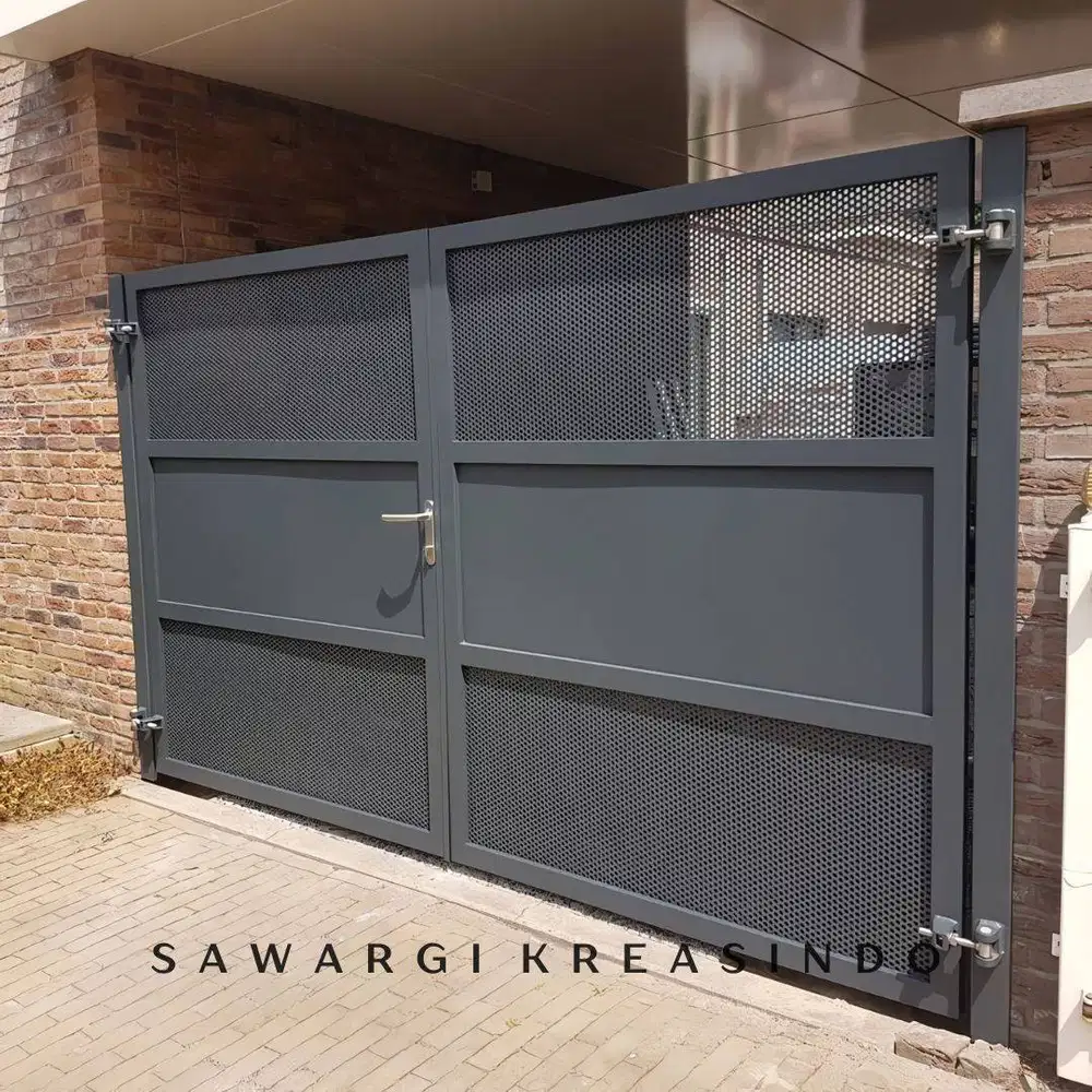 Terima bikin pagar rumah minimalis murah | sawargi kreasindo