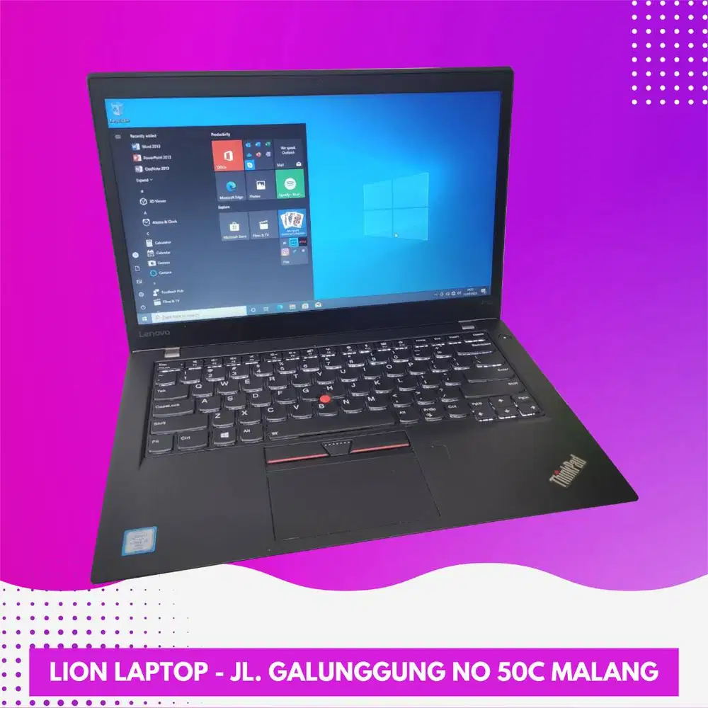 RAM 8GB SSD 256GB Core i7 SLIM Lenovo Thinkpad T470s [11|05]