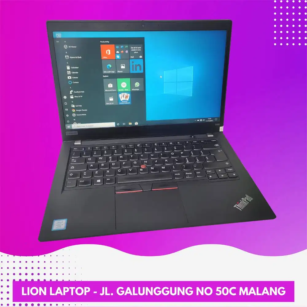 RAM 16GB i5 Gen 8 SSD 256GB Lenovo Thinkpad T490 [11|05]