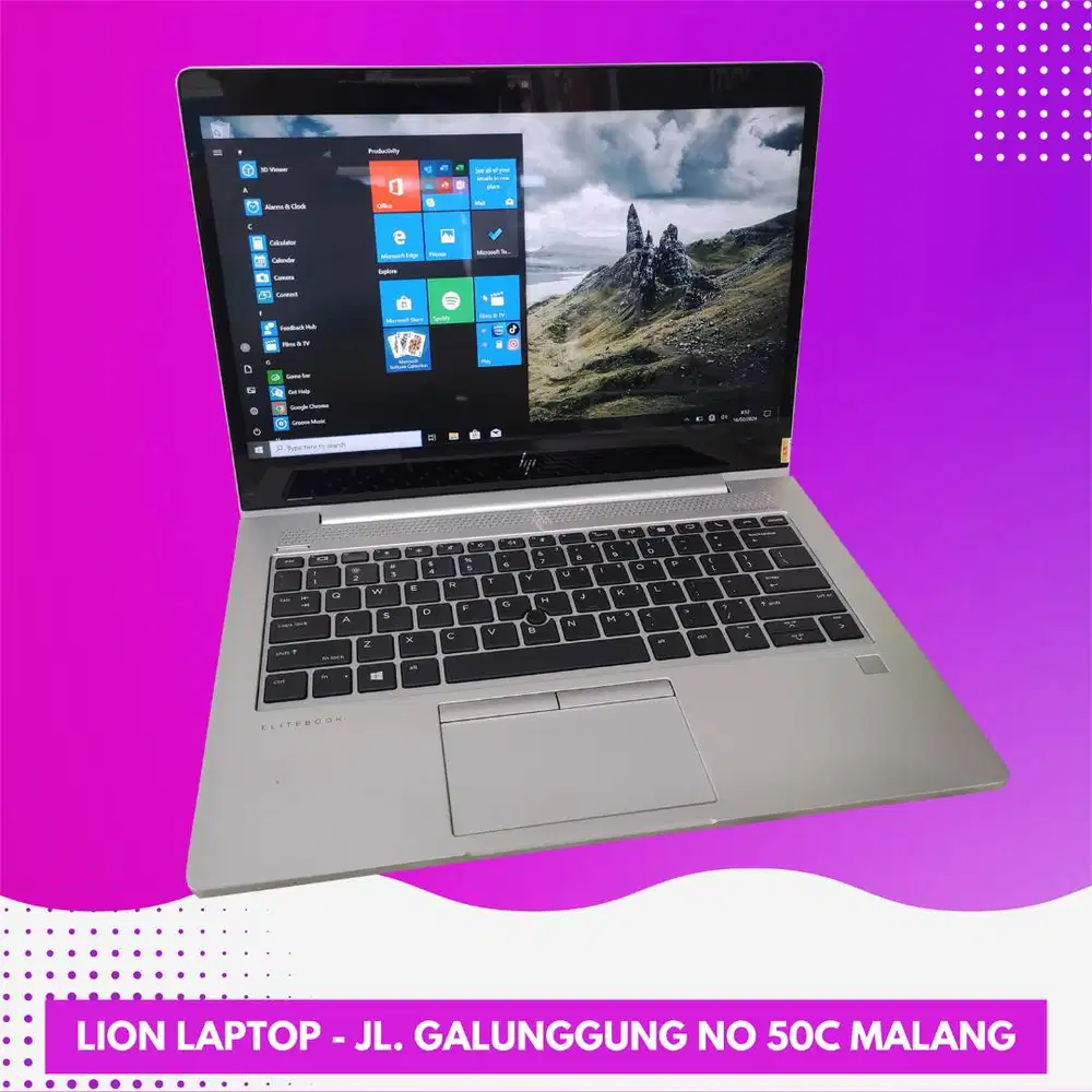 Core i7 gen 8 RAM 8GB Touchscreen Slim HP Elitebook 830 G6 [11|05]