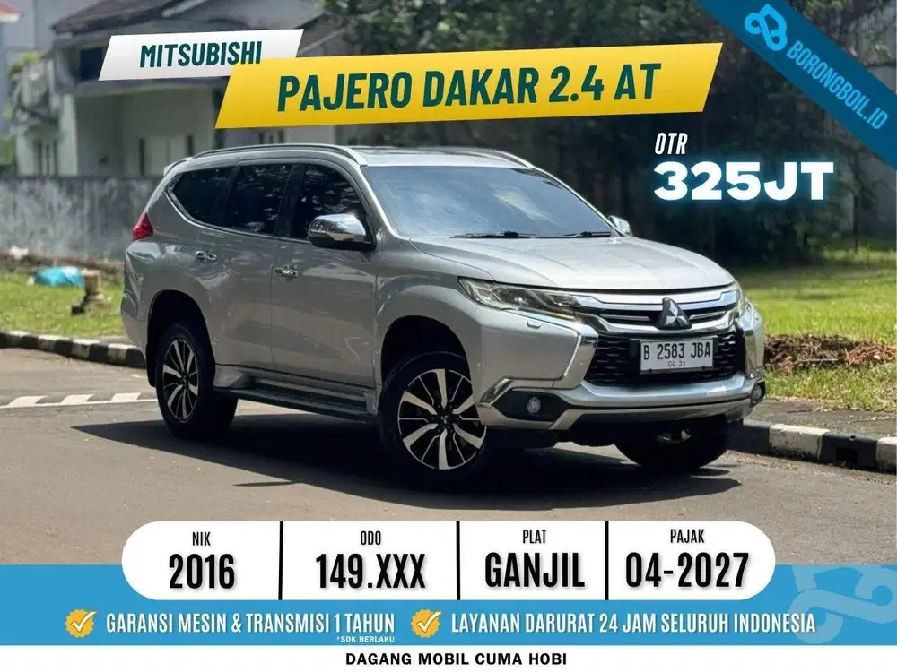 TERMURAH!!PAJERO DAKAR AT 2016 SIAP PAKAI