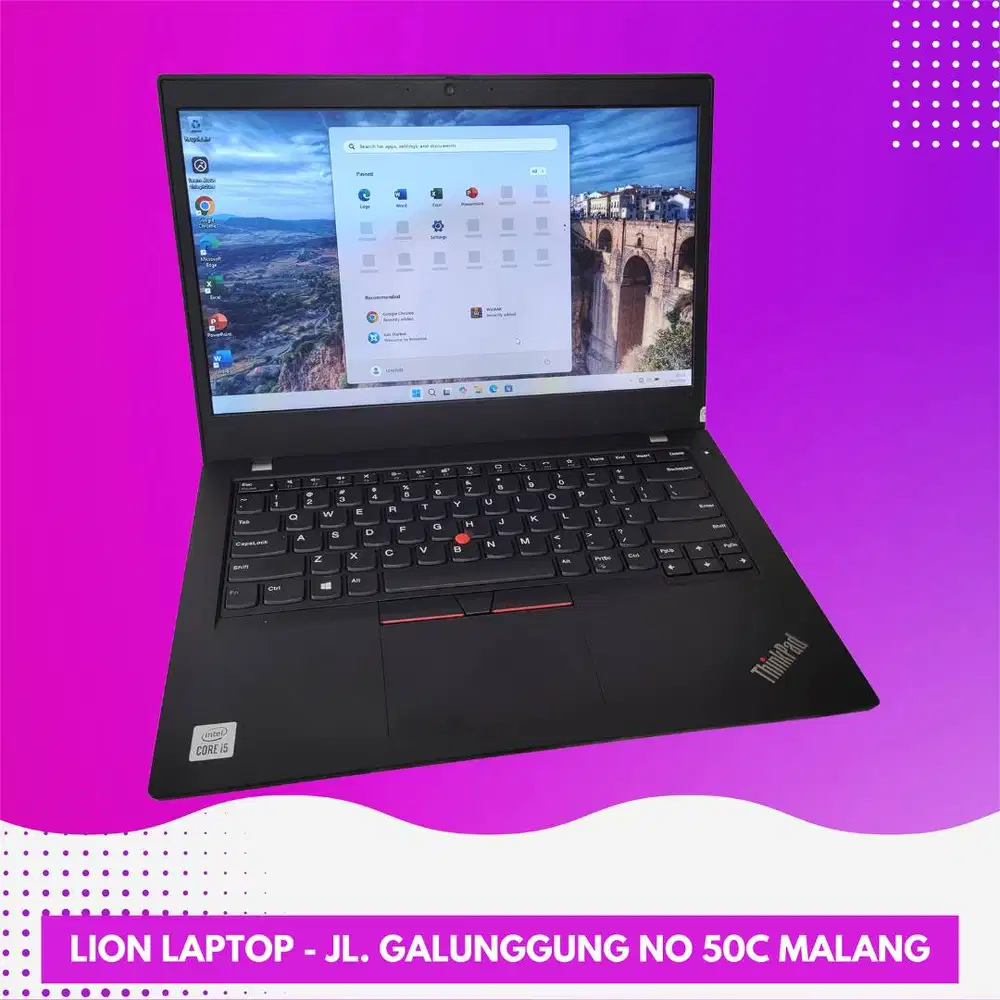 i5 Gen 10 Murah RAM 8GB SSD 256GB Lenovo Thinkpad L14 [11|05]