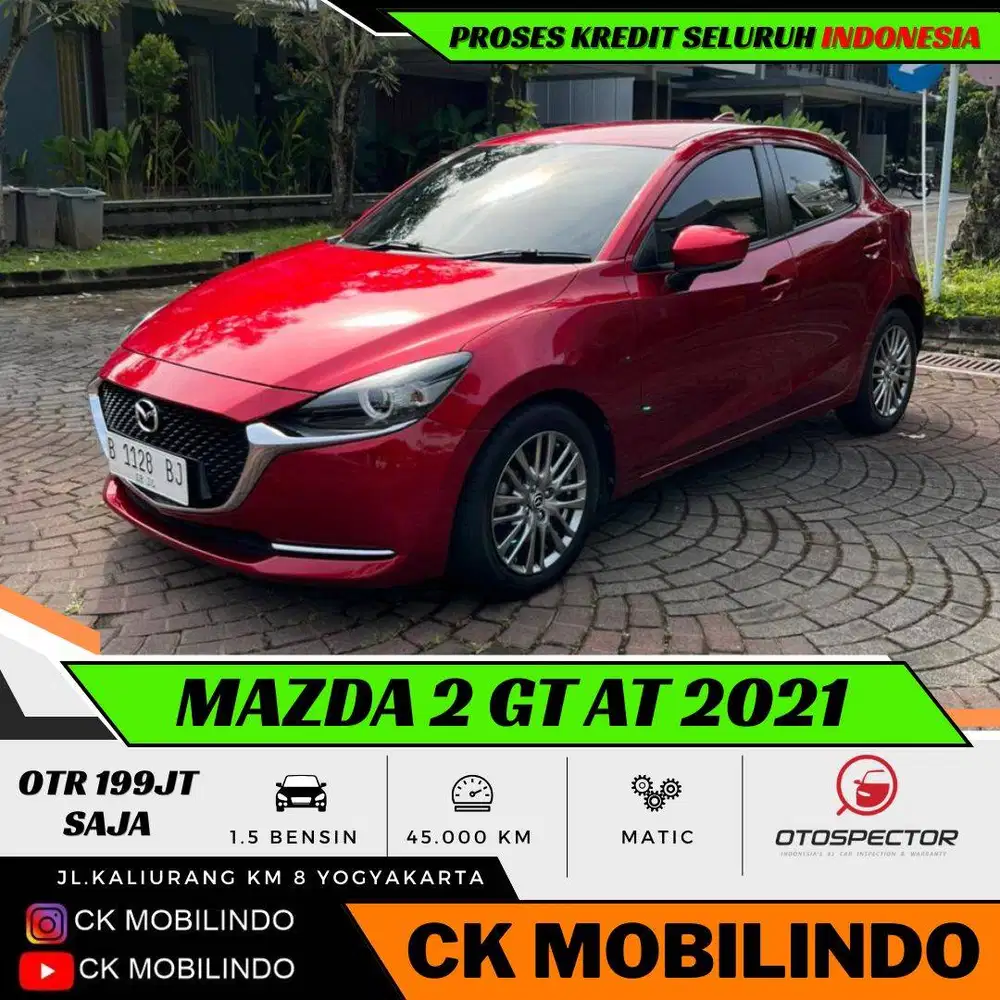 Mazda 2 GT Matic 2021 FACELIFT ISTIMEWA DP Minim Jazz