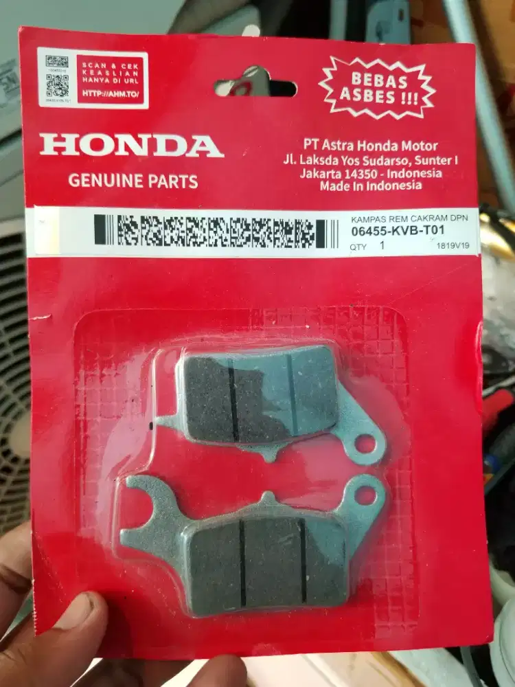 Kampas rem cakram depan honda beat 2024-2025