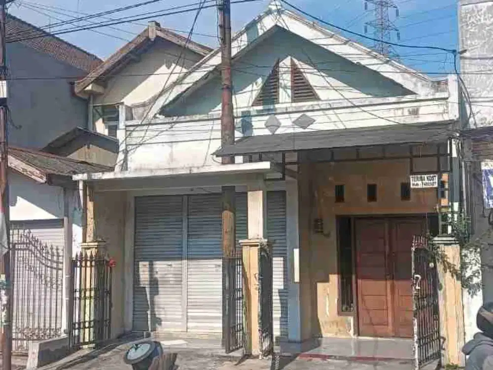 Dijual via lelang rumah dan toko di Balongsari tama blok 9 B no 5 Surabaya barat