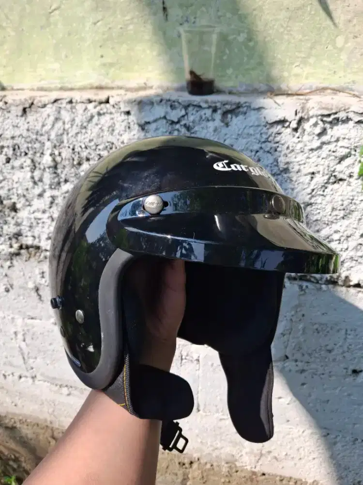 Helm Cargloss Hitam Glossy Mulus Original Murah