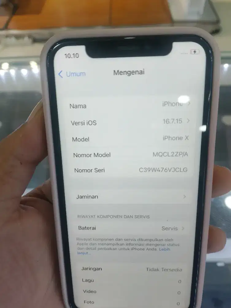 iPhone x 64gb all permanen