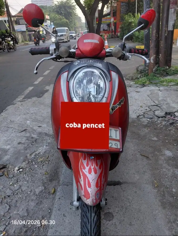 Dijual Scoopy Merah