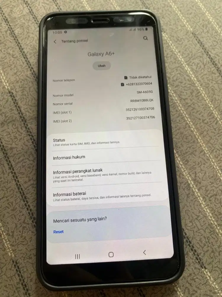 Samsung Galaxy A6+ 4/32gb hitam