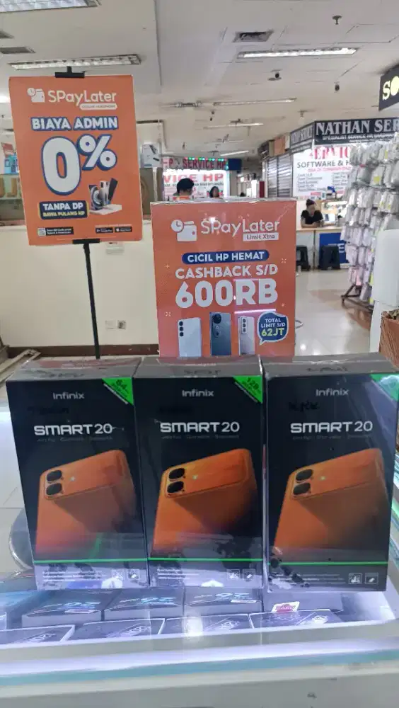 INFINIX SMART 20 RAM 4+4GB/64GB KAS & KREDIT BARU GARANSI RESMI