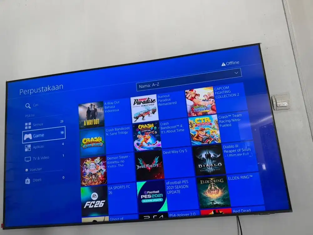 Playstation 4 H.EN 1 Tera Full Games Semua Normal Jual Murah Lengkap