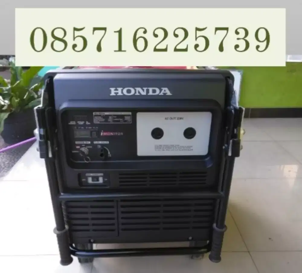 Genset Honda Silent EU65is 6,5Kva Nego Bisa COD