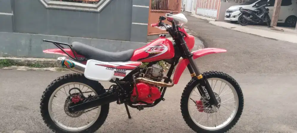 Motor trail Suzuki ts mesin scorpio