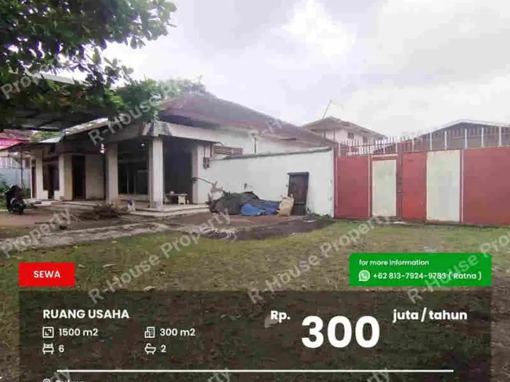 Ruang usaha poros jalan Sukun posisi pojok