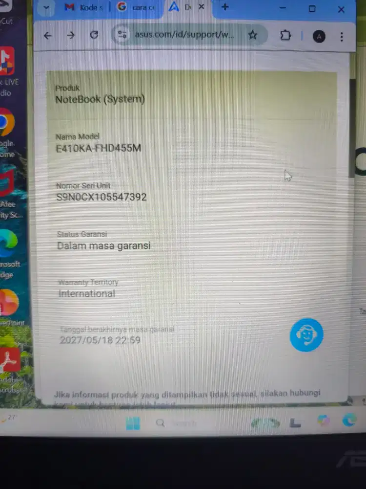 Laptop Asus VIVOBOOK E410KA 8/512 gb