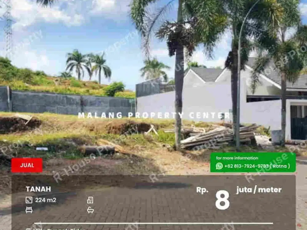 Tanah Villa Puncak Tidar dekat Universitas Machung
