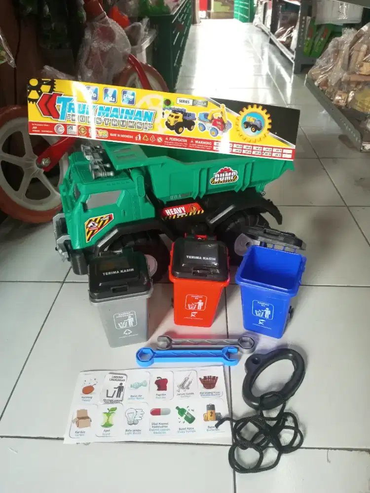 Mainan anak truk sampah set