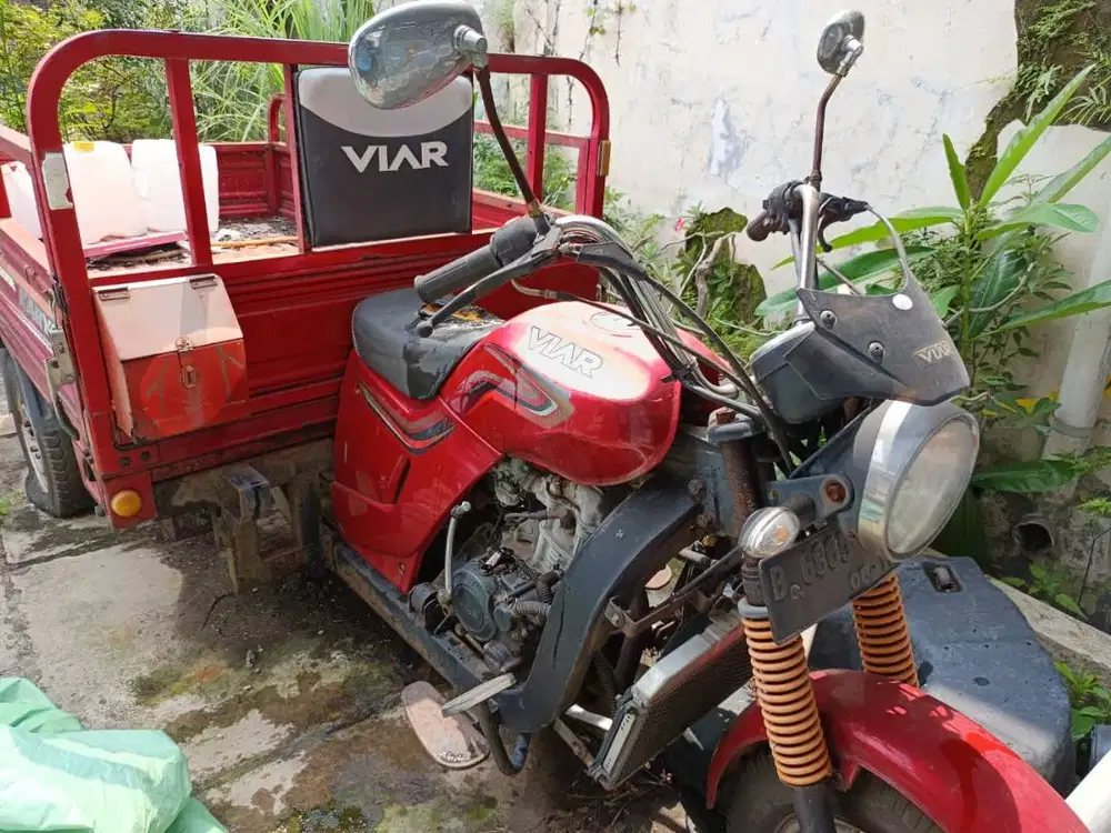 DIJUAL MOTOR 3 RODA VIAR MERAH (BISA NEGO)