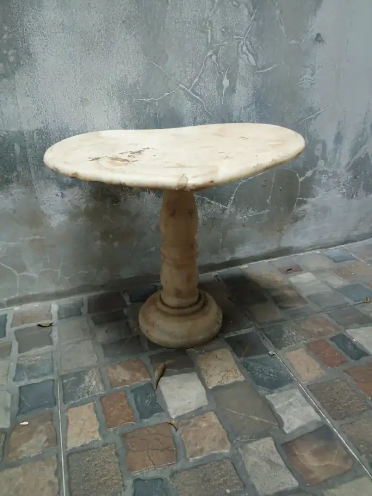 Meja marmer onyx