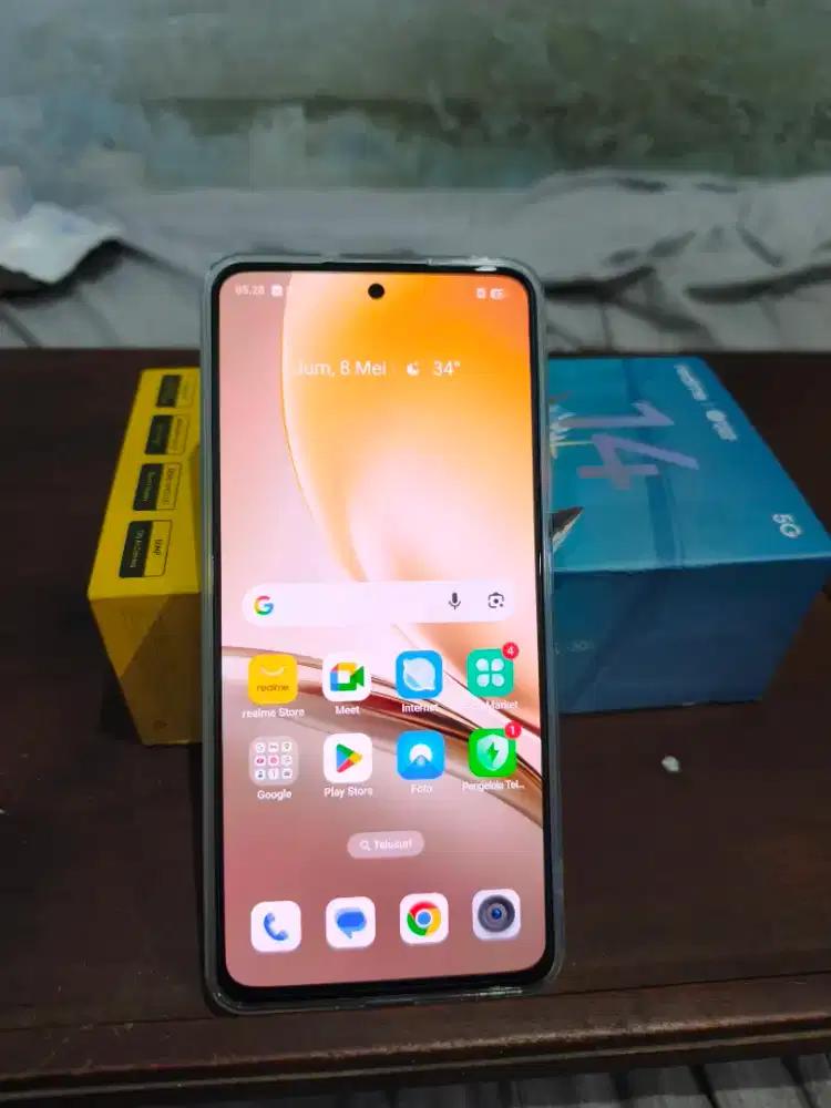 Realme 14 5g 8/256 segel garansi
