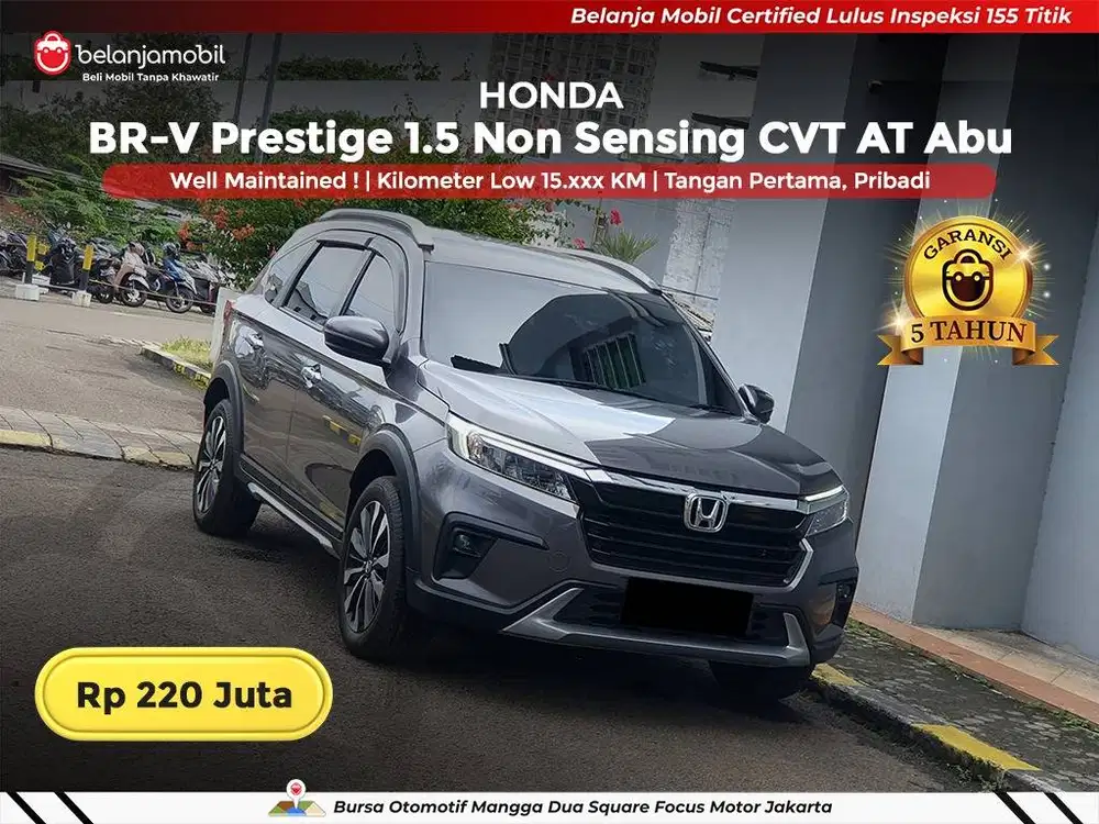 [ GARANSI 5TH ] Honda BRV BR-V BR V Prestige 1.5 CVT AT 2022/2023