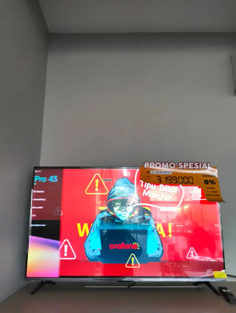 Xiaomi tv A pro 43 inch cicilan tanpa Dp Syarat hanya KTP