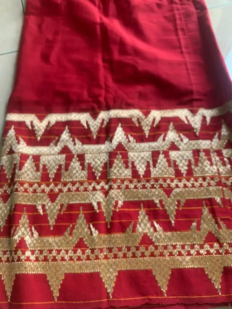Sarung tenun lampung, satu garis, uk 71x113cm, Jual Cepat