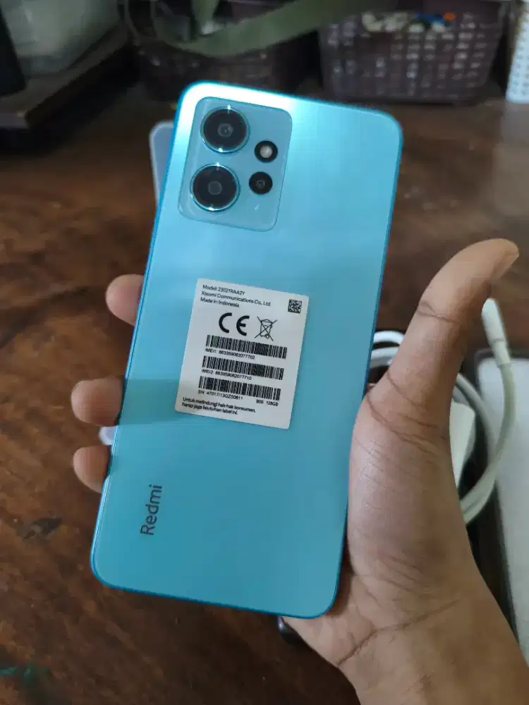 Jual Redmi Note 12 6/128 Ocean Blue Mulus