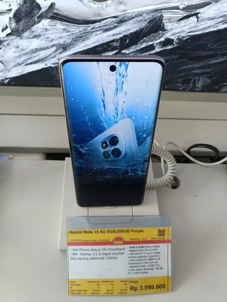 Kredit Kredivo Redmi Note 15 5G Bunga 0 Tanpa Dp