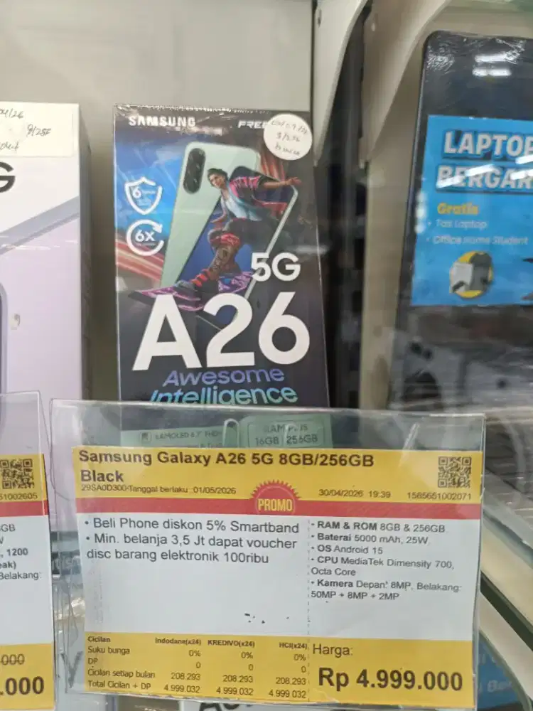 Kredit Kredivo Samsung Galaxy A26 5G Bunga 0 Tanpa Dp