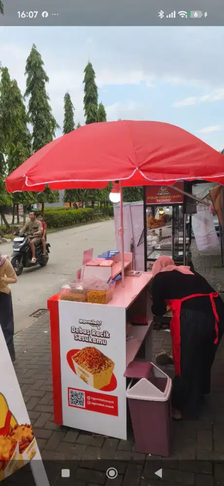 Booth usaha jualan