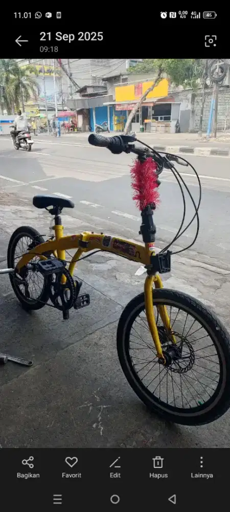 Sepeda lipet jual murah aja