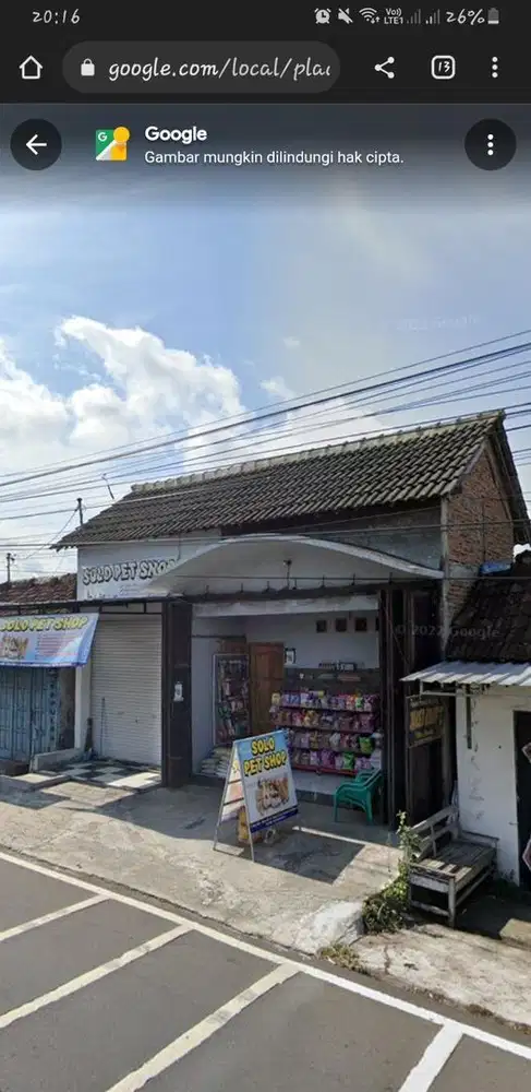 Ruko murah boyolali mangku jalan barat sirkuit