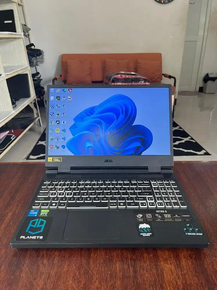 LAPTOP ACER NITRO 5 - Core i5 Gen 12 RAM 16GB SSD 512GB RTX 3050 4GB