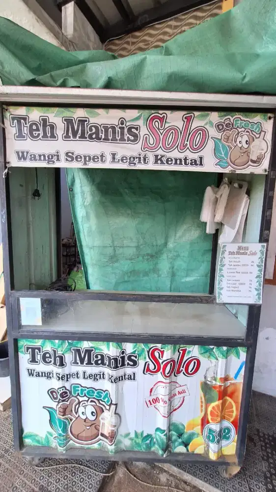 Gerobak booth ex Esteh solo