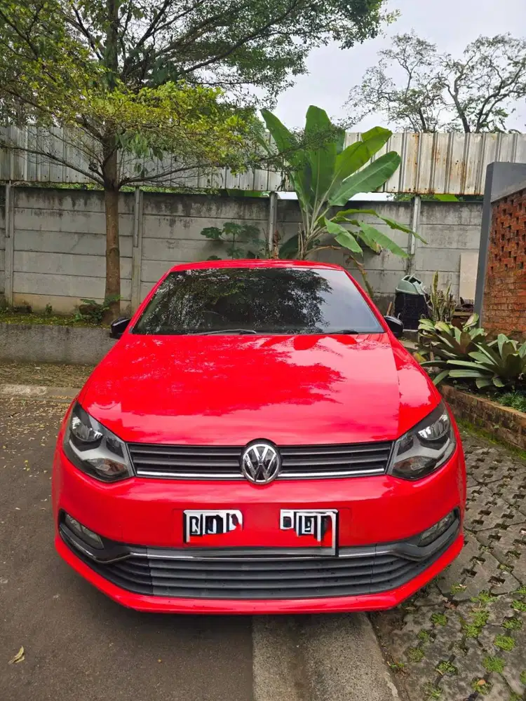 VW polo 1 2 GT TSI   red on Black original paint  2017 pemakaian NIK 1