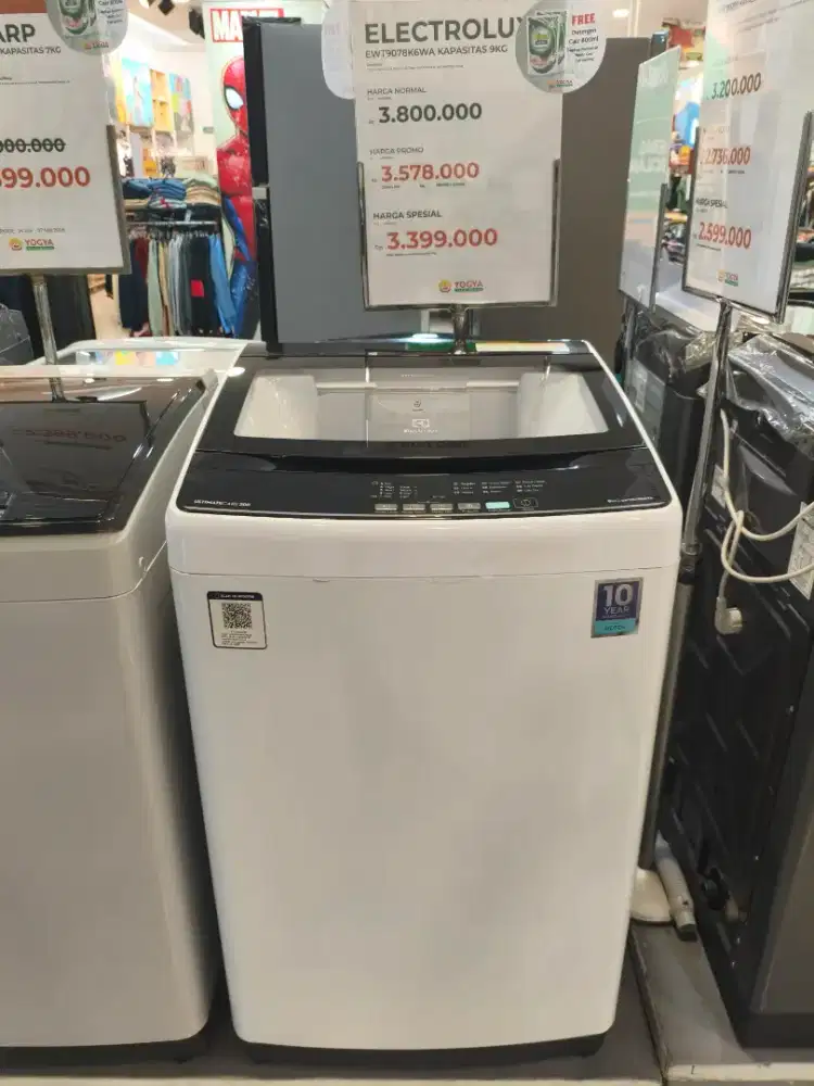 Mesin Cuci ELECTROLUX EWT9078K6WA 9Kg