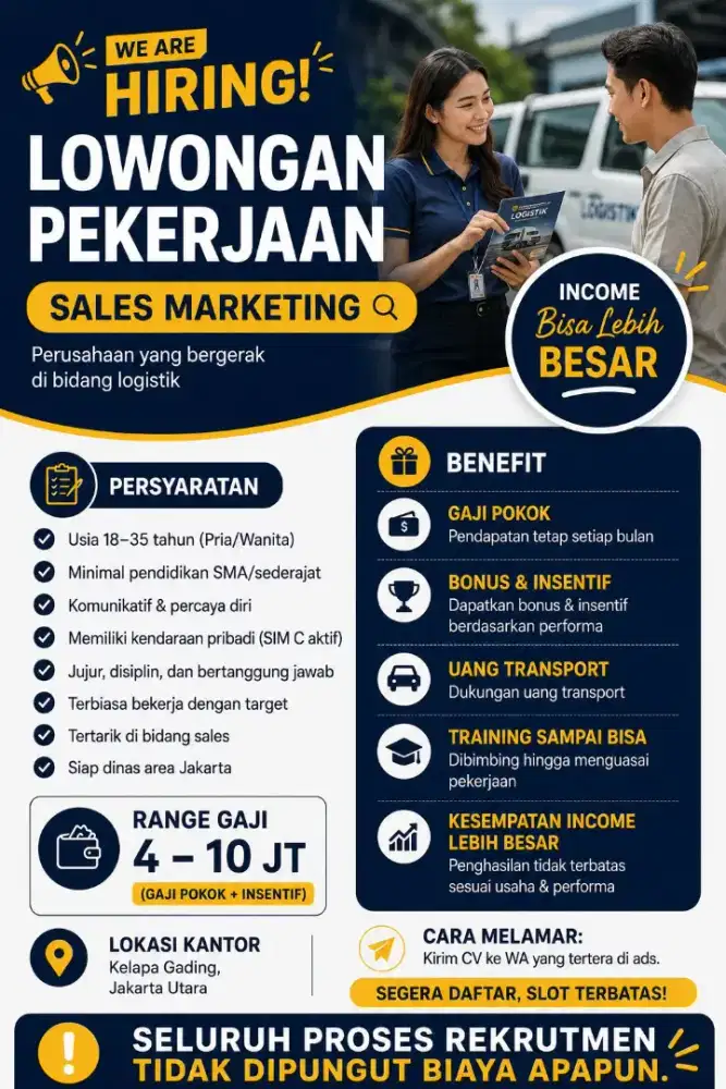 Lowongan pekerjaan logistik
