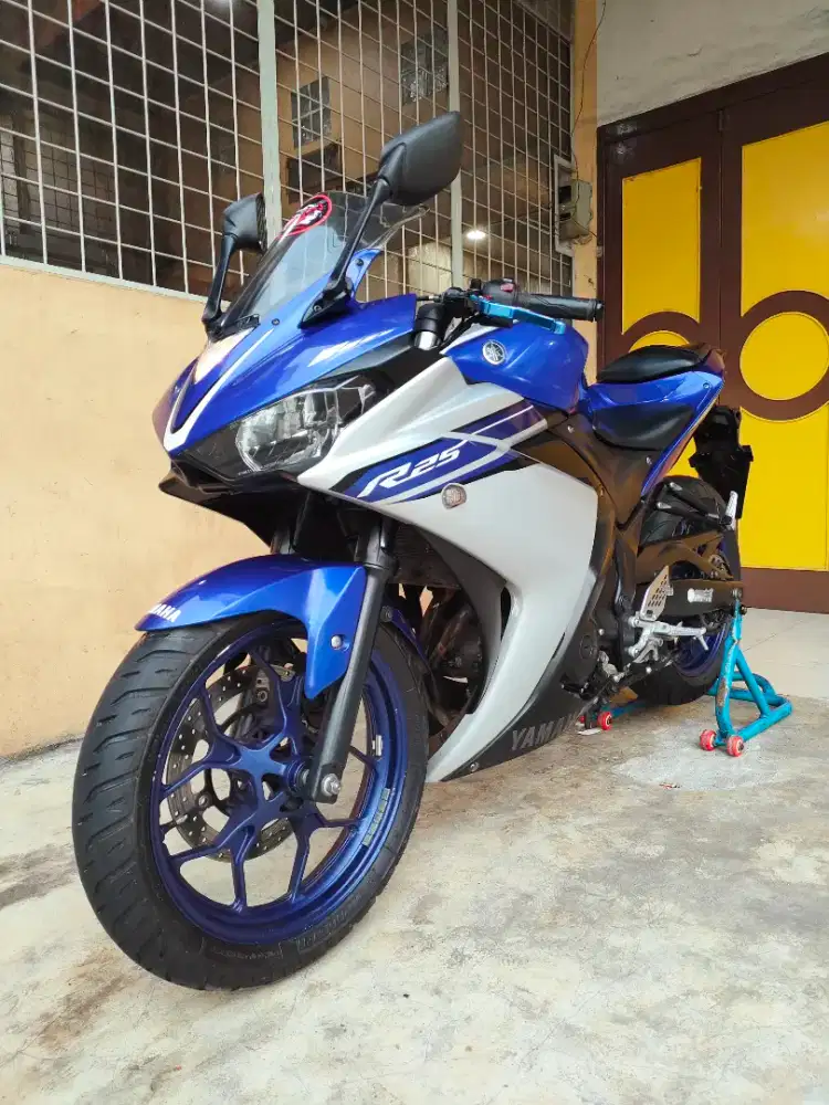 Yamaha R25 / YZF R25 2016, Blue Premium Metalic, Unit Mulus Terawat.